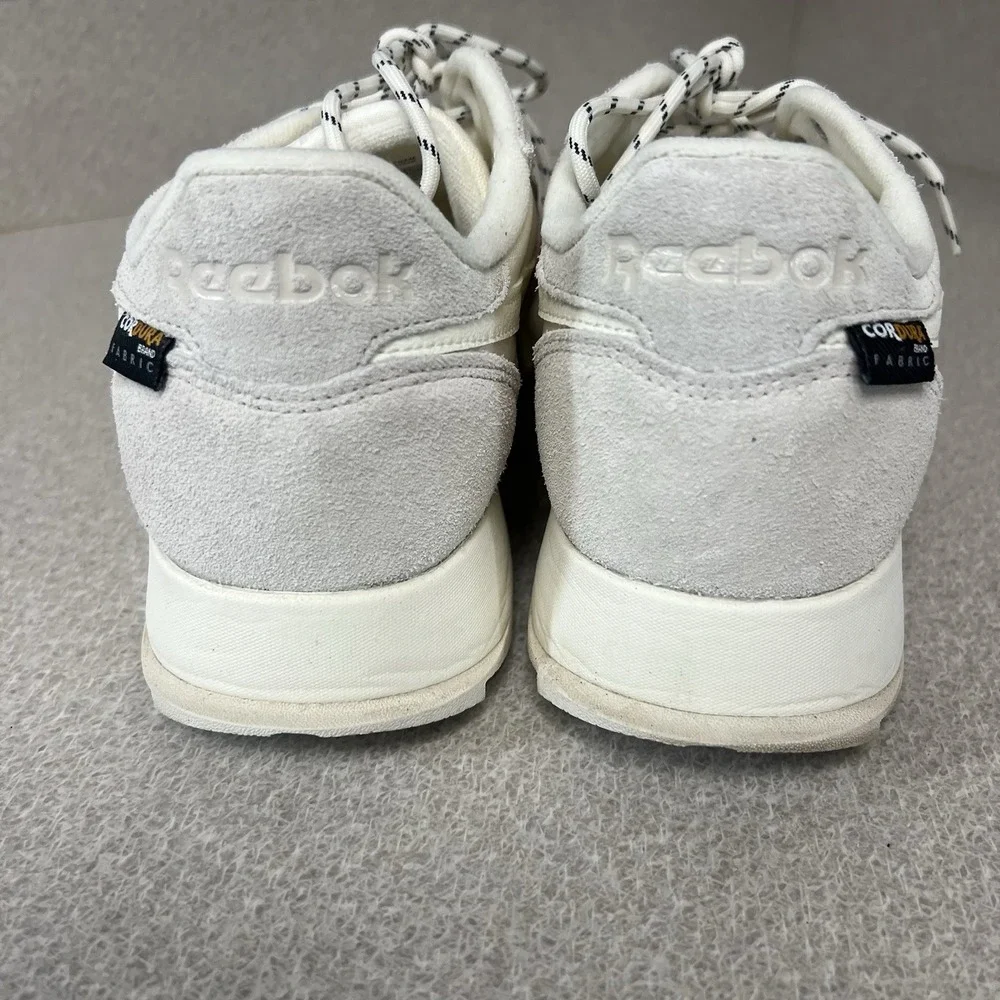 Reebok Men's Classic Leather Cordura White/cream Sneakers Size 11 EUC‎